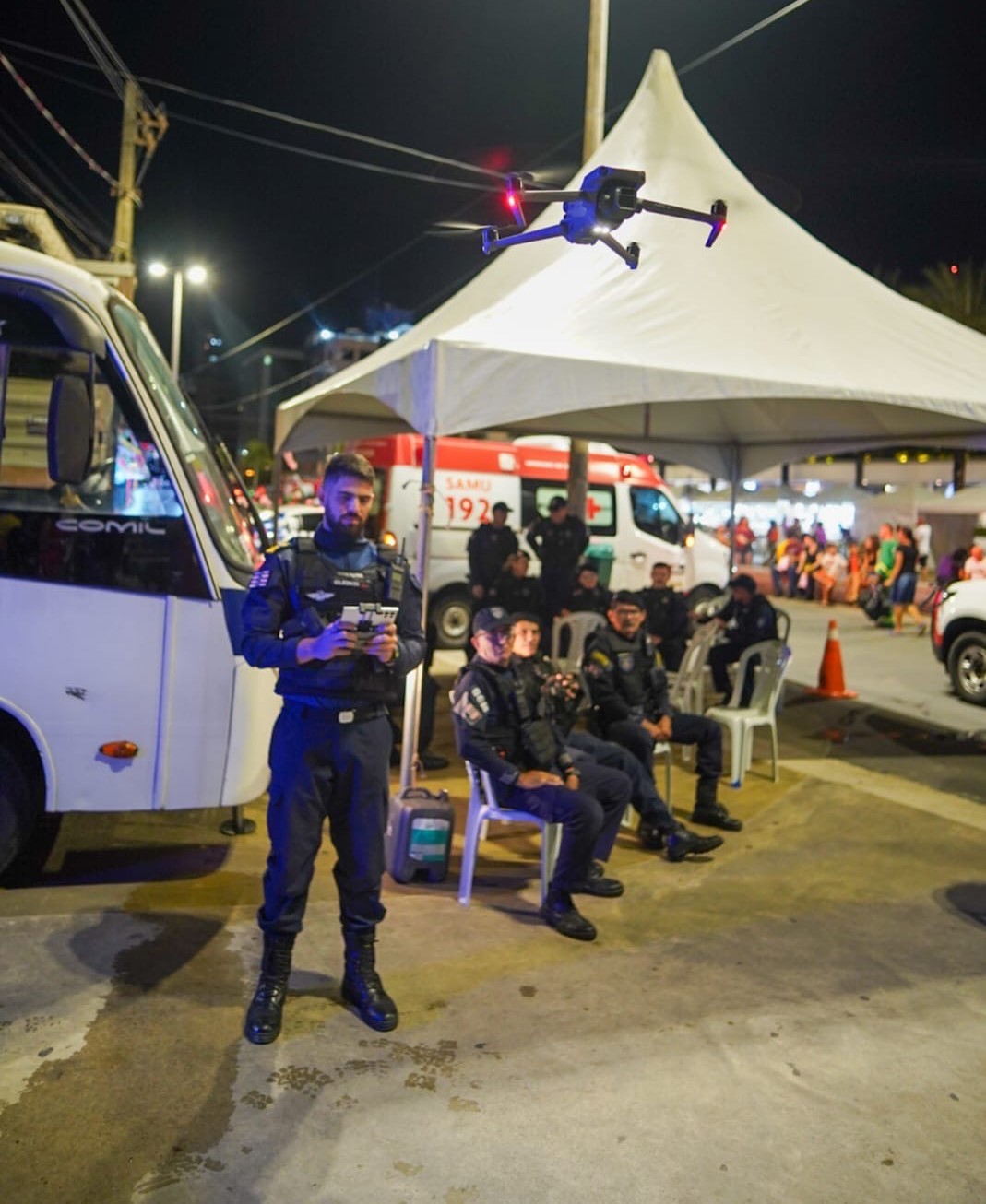 Guarda Civil Metropolitana realiza operação especial para o São João de João Pessoa com cerca de 100 agentes 1 Semusb drone eventos 01