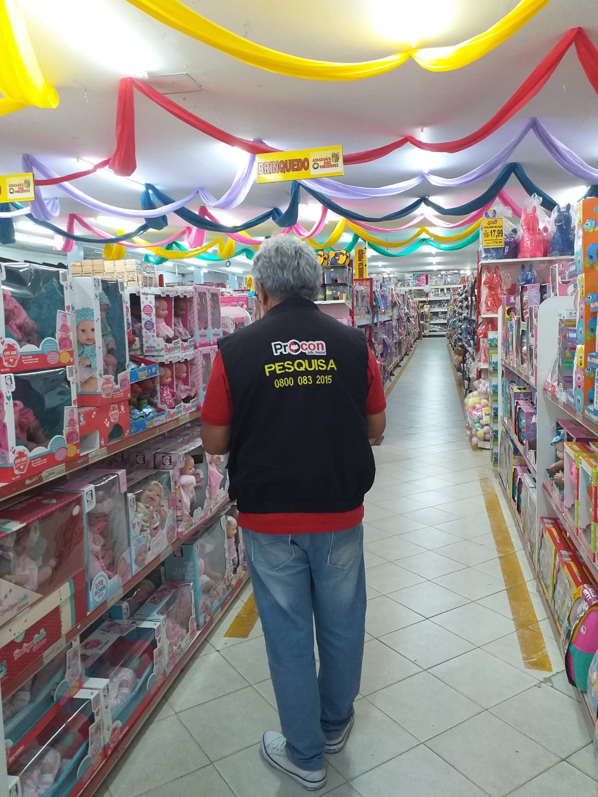 Pesquisa do Procon-JP para preços de brinquedos registra diferença de mais de R$ 377 em lojas físicas