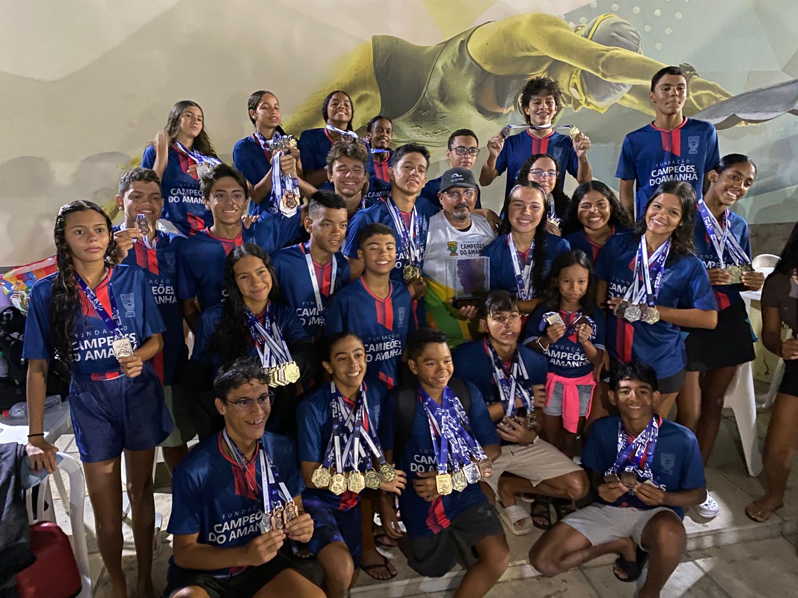 Fundação Campeões do Amanhã conquista 3º lugar geral no Paraibano de Natação em piscina curta Fundação Campeões do Amanhã conquista 3º lugar geral no Paraibano de Natação em piscina curta