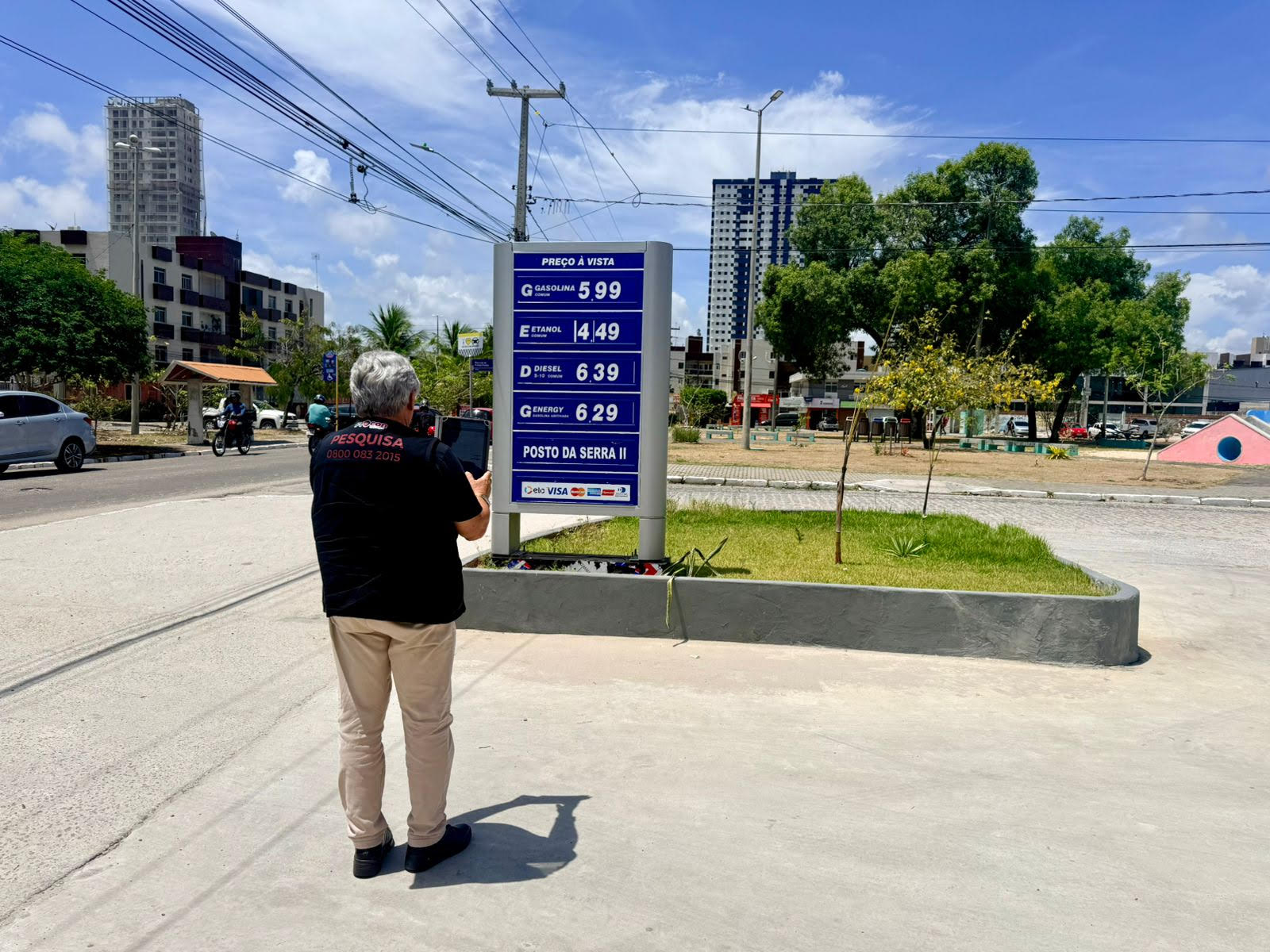 Procon de João Pessoa registra que menor preço da gasolina se mantém em R$ 5,75 há cinco pesquisas