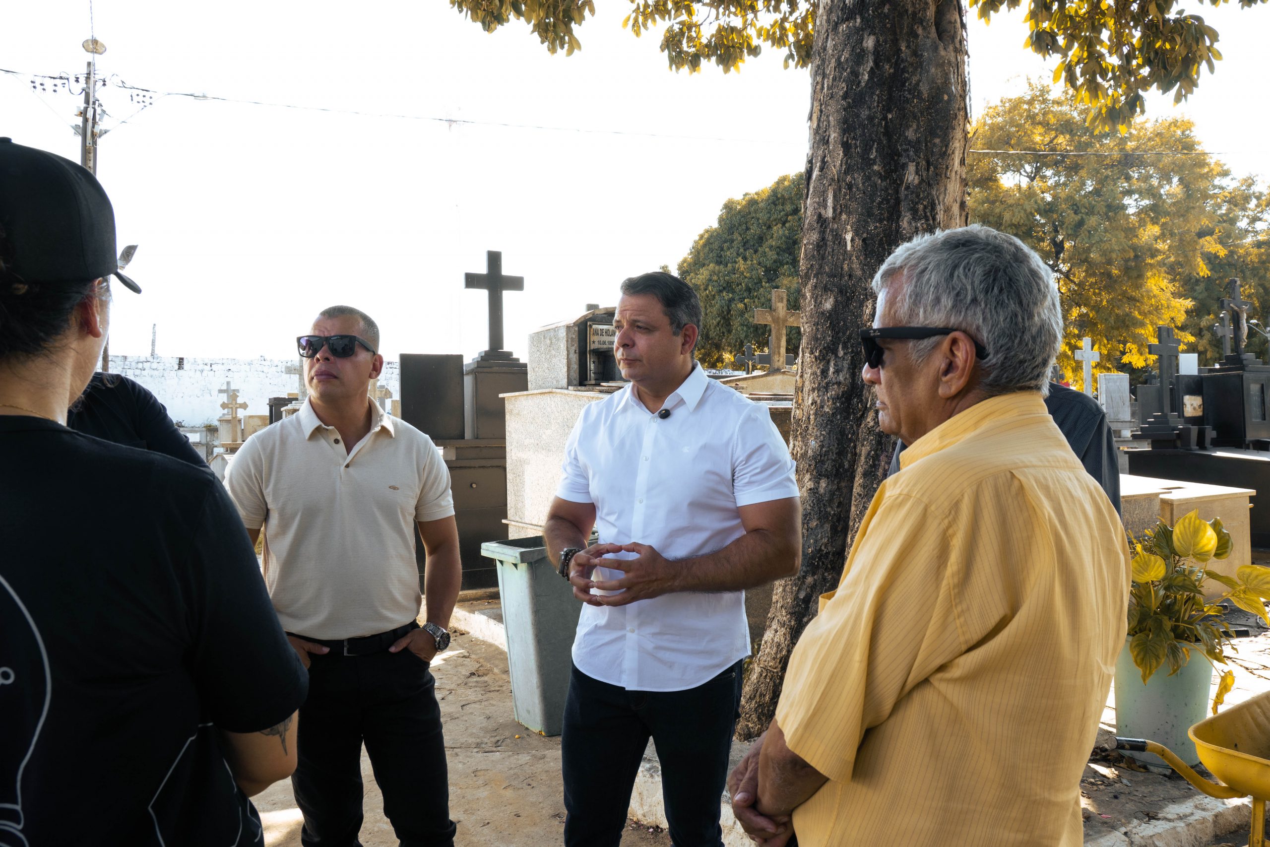 Sedurb vistoria cemitérios para viabilizar instalação de câmeras de segurança e monitoramento