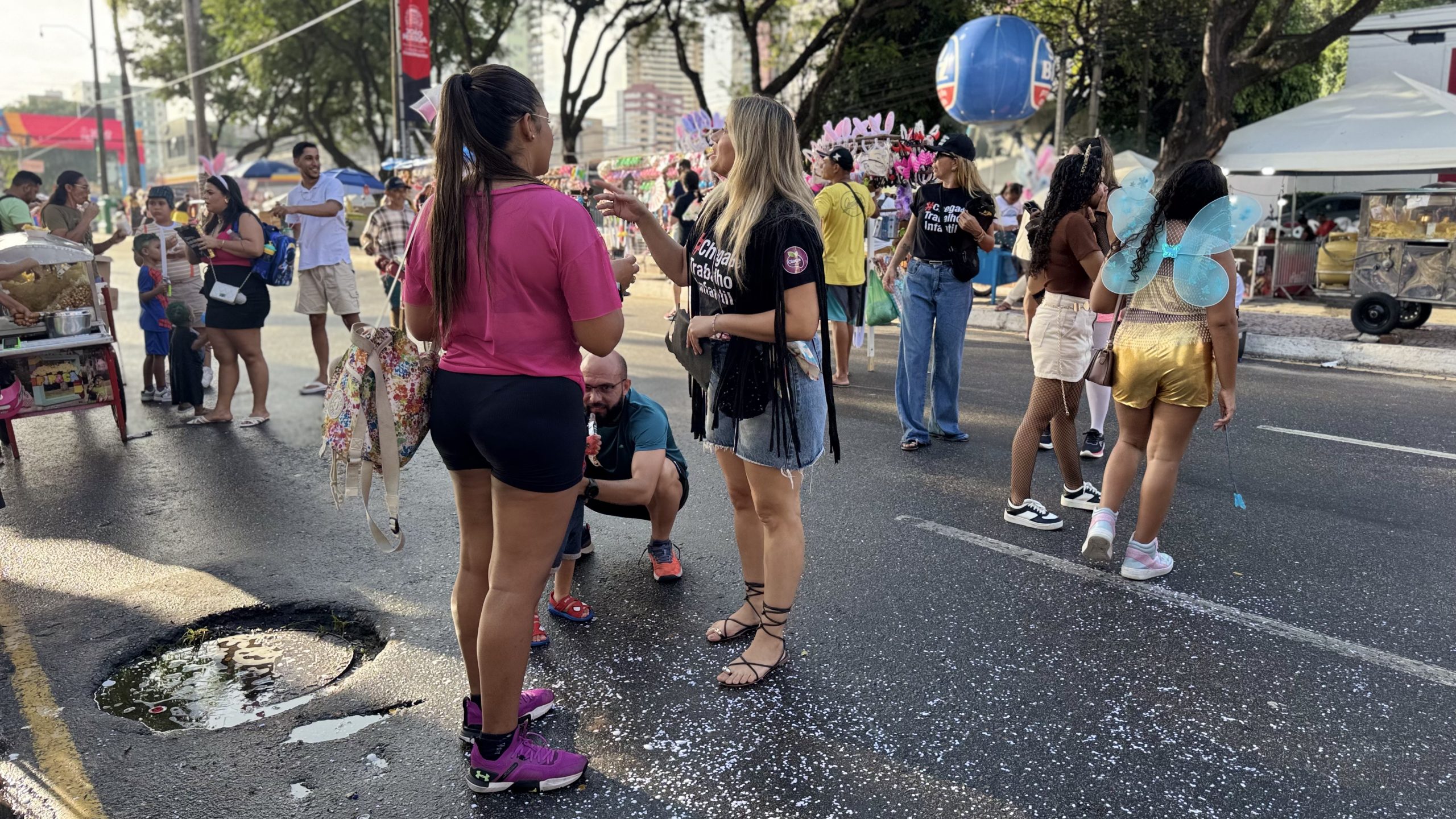 Prefeitura realiza ação de combate ao trabalho infantil e à exploração sexual durante Via Folia