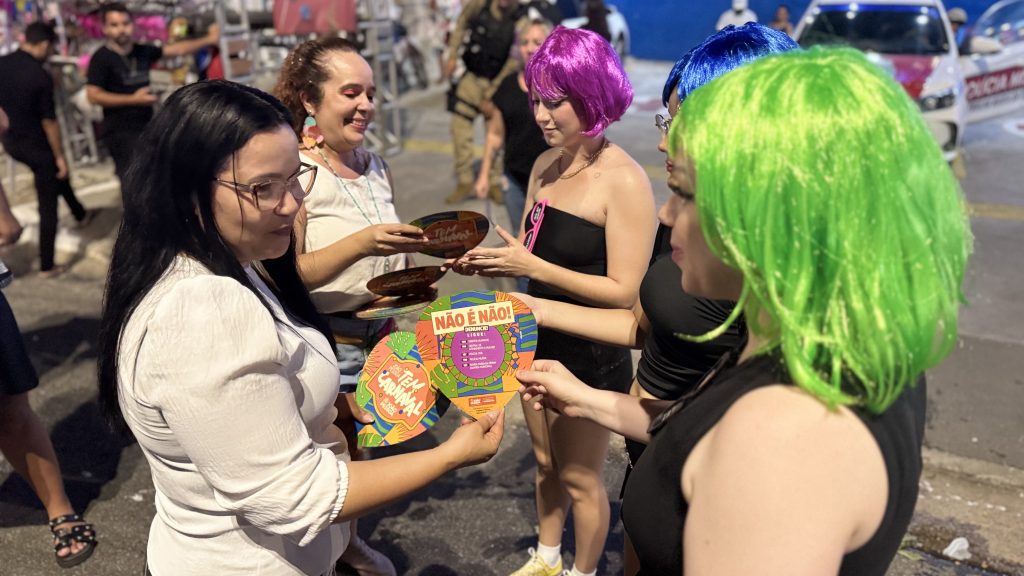 Prefeitura de João Pessoa dá seguimento a Campanha ‘Não é Não’ contra a importunação sexual, no Bloco Cafuçu