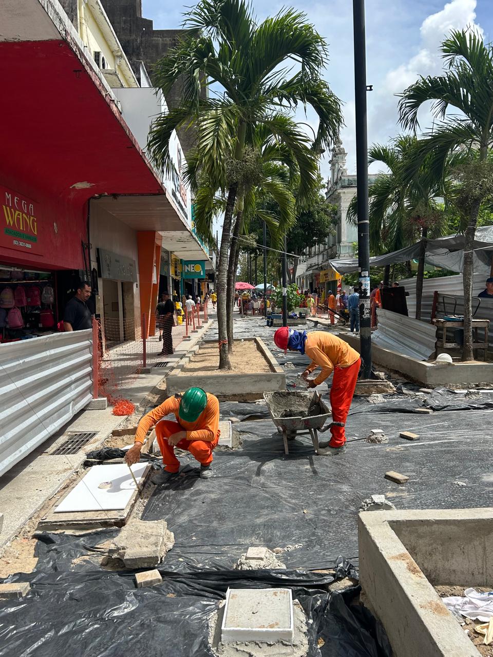 Obras do Ponto de Cem Réis e da Rua Duque de Caxias estão em fase de conclusão