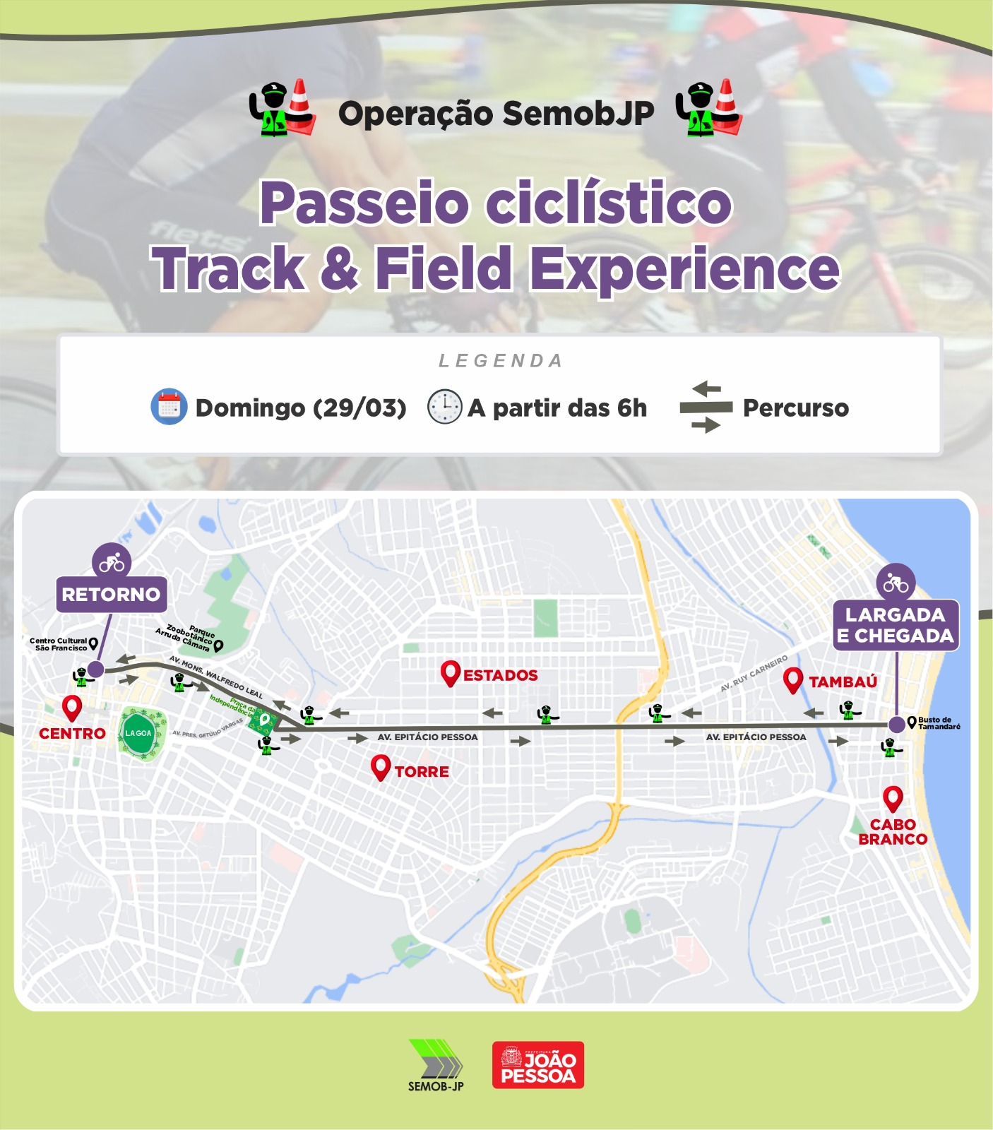 Semob-JP define esquema especial de trânsito para eventos religiosos e esportivos em João Pessoa