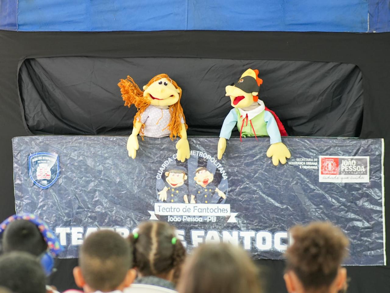 Teatro de Fantoches da Guarda Civil fortalece formação cidadã de crianças em João Pessoa
