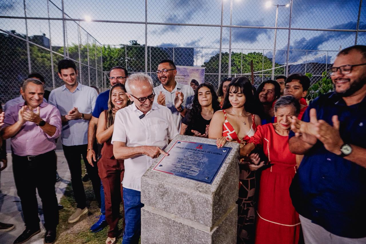 Cícero Lucena entrega a 26ª praça em sua gestão e amplia espaços de lazer e convivência em João Pessoa