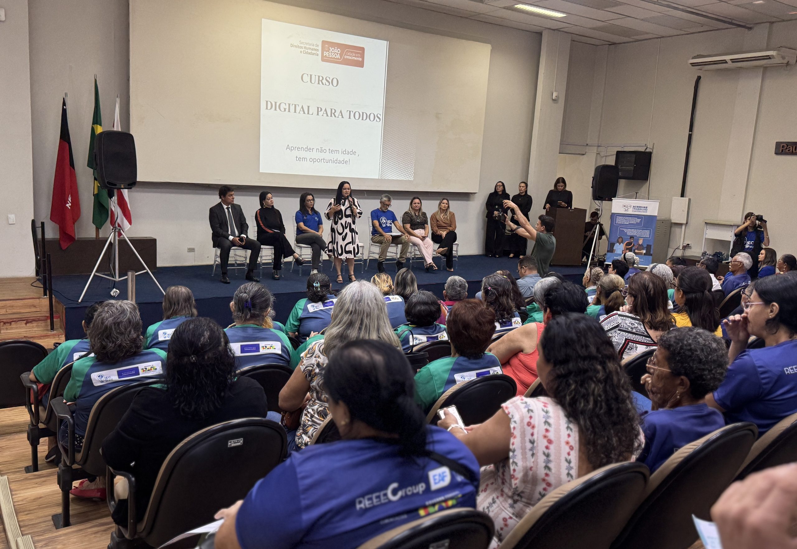Prefeitura de João Pessoa promove aula inaugural e certifica alunos do curso ‘Digital para Todos’
