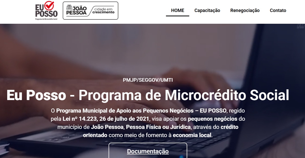 Prefeitura de João Pessoa lança edital do ‘Eu Posso’ para empreendedores do setor de turismo Prefeitura de João Pessoa lança edital do ‘Eu Posso’ para empreendedores do setor de turismo