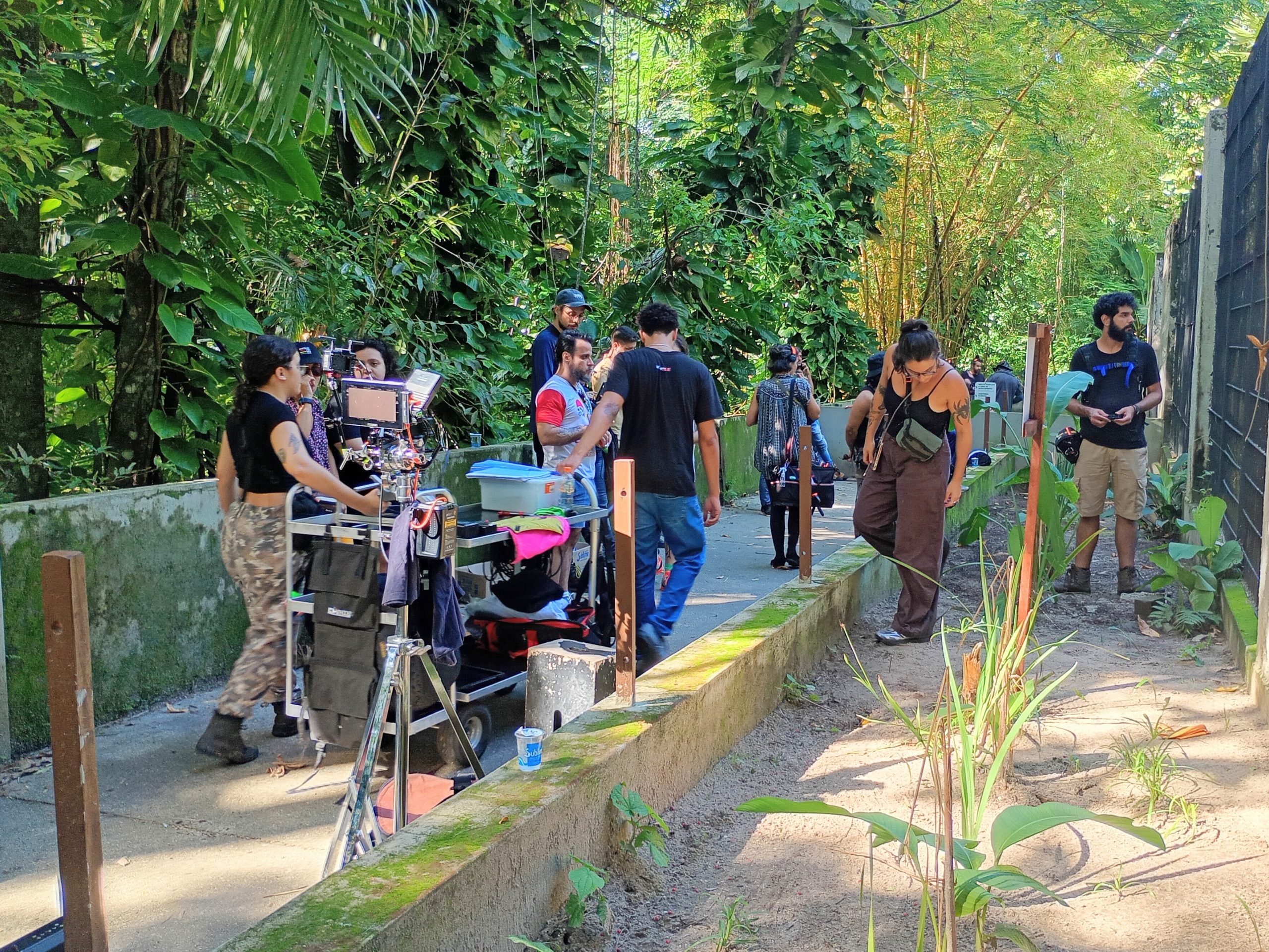 Parque Zoobotânico Arruda Câmara é escolhido como cenário para gravação de filme Parque Zoobotânico Arruda Câmara é escolhido como cenário para gravação de filme