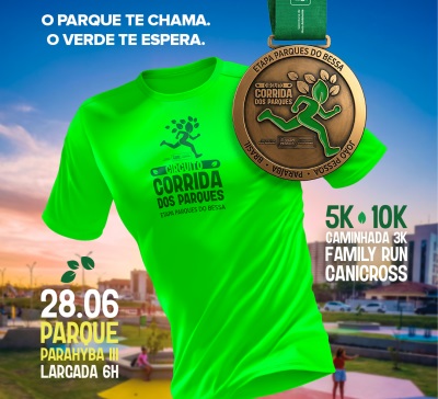 Prefeitura de João Pessoa promove Corrida dos Parques e incentiva prática esportiva em áreas verdes Prefeitura de João Pessoa promove Corrida dos Parques e incentiva prática esportiva em áreas verdes